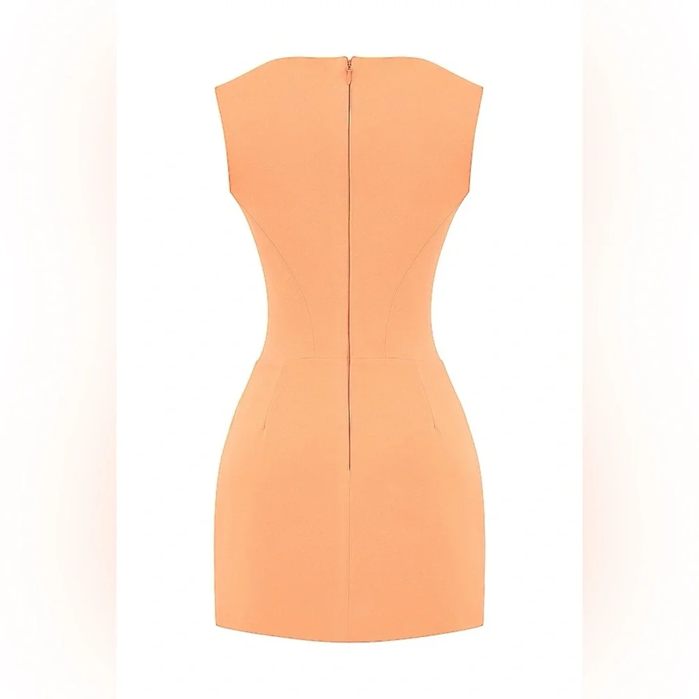 HOUSE OF CB ENYA APRICOT CORSET MINI DRESS, Size Small, $225 - Picture 13 of 17